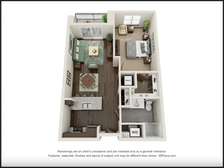 Kenosha apartments for rent - image - unit A2.PNG