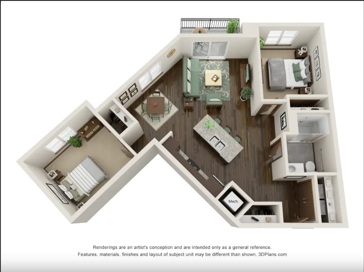 Kenosha apartments for rent - image - unit d.PNG