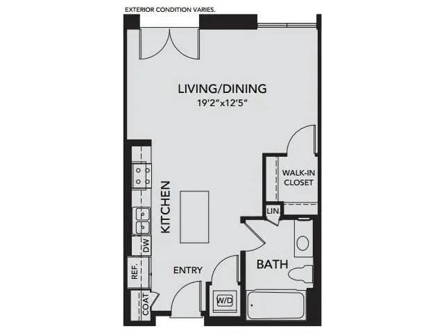 Kenosha apartments for rent - image - S1 - Studio