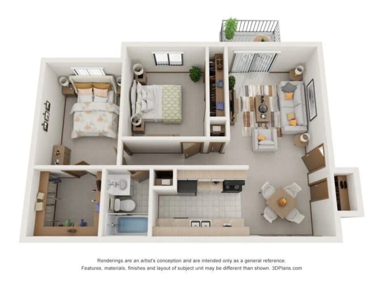 Kenosha apartments for rent - image - Stonegate_2_Bedroom_Upper_LK-.jpg