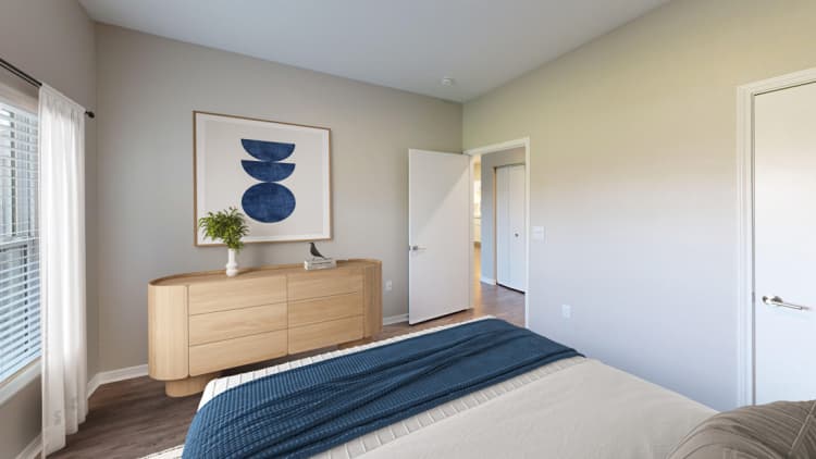 Kenosha apartments for rent - image - Mallard-Crossing_Carnegie-Renovated_1BD1BA_Bedroom_VirtuallyStaged_2026@3x.jpg